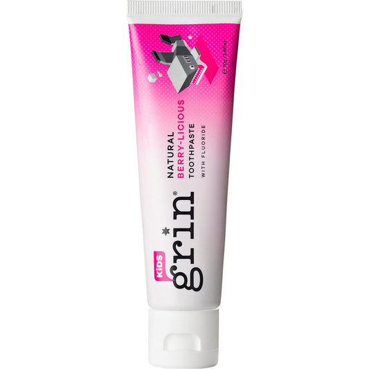 Grin- Toothpaste Kids Berry-Licious with Fluoride-70g