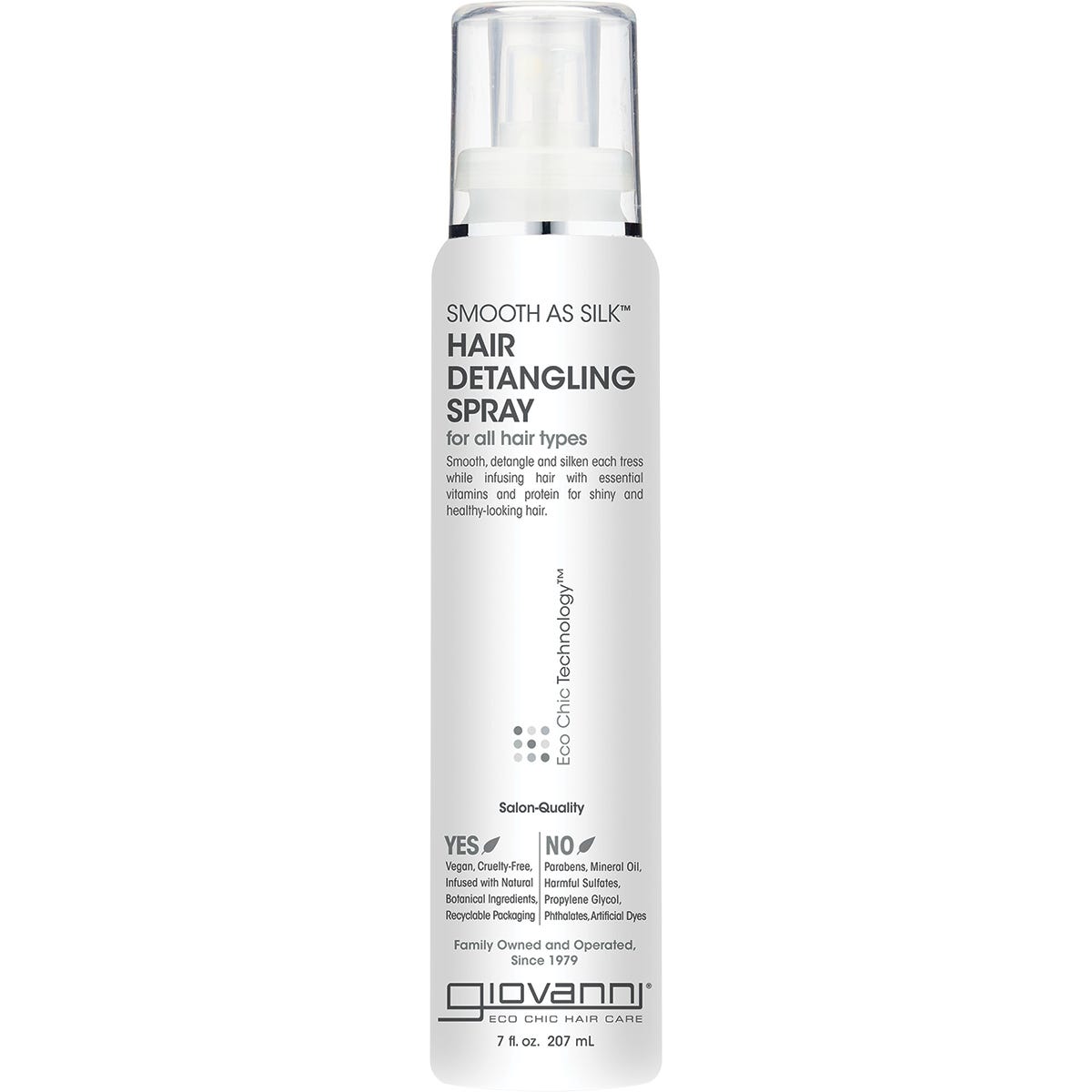 Giovanni- Hair Detangling Spray For All Hair Types-207ml