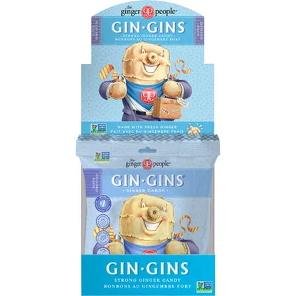 The Ginger People- Gin Gins Ginger Candy Bag Super Strength-12x60g
