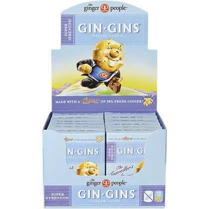 The Ginger People- Gin Gins Ginger Candy Super Strength-12x31g