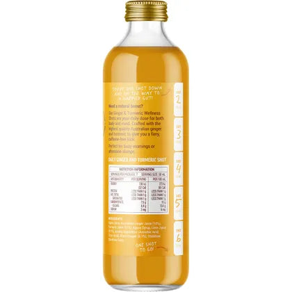 Buderim Ginger- Ginger & Turmeric Wellness Shots-350ml