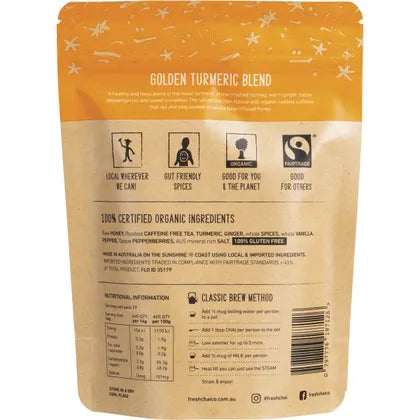 The Fresh Chai Co.- Golden Turmeric Blend Honey Soaked Chai-250g