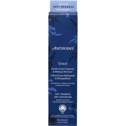 Antipodes- Grace Gentle Cream Cleanser & Makeup Remover-120ml