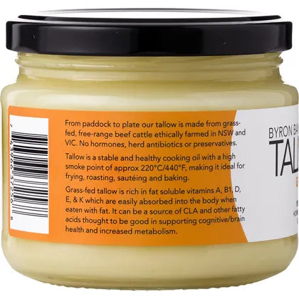 BYRON BAY TALLOW- Grass Fed Beef Tallow-275g