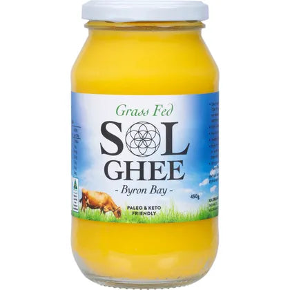 Sol Organics- Grass Fed Ghee-450g