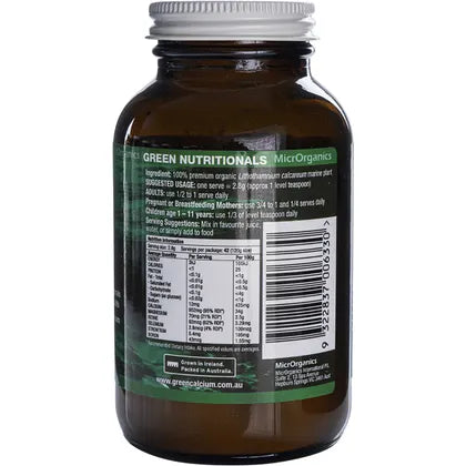 Green Nutritionals- Green Calcium Powder 950mg-100g
