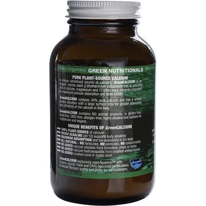 Green Nutritionals- Green Calcium Powder 950mg-100g