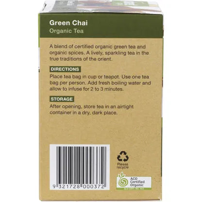 Planet Organic- Green Chai Herbal Tea Bags-25pk