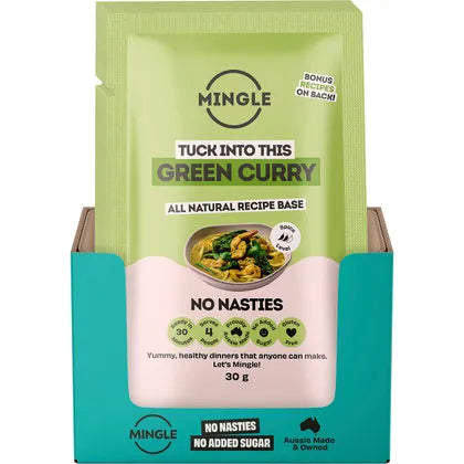 Mingle- Green Curry All Natural Recipe Base-12x30g