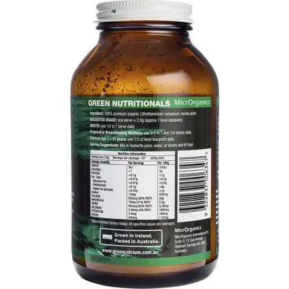 Green Nutritionals- Green Calcium Powder 950mg-250g