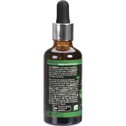 Green Nutritionals- Green Omega3 Vegan Drops 300mg DHA+150mg EPA-50ml