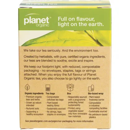 Planet Organic- Green Tea Herbal Tea Bags-25pk