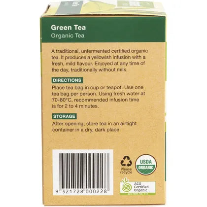 Planet Organic- Green Tea Herbal Tea Bags-25pk