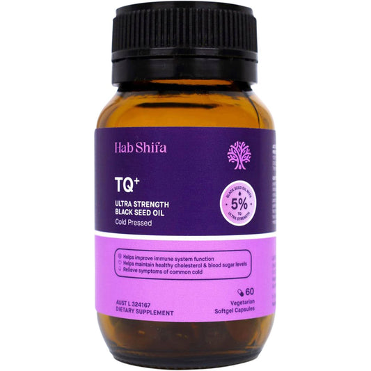 Hab Shifa- TQ+ Ultra Strength Black Seed Oil Vegecapsules-60 Caps