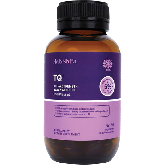 Hab Shifa- TQ+ Ultra Strength Black Seed Oil Vegecapsules-120 Caps