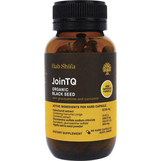 Hab Shifa- JoinTQ+ Organic Black Seed Oil Vegecaps-60 Caps