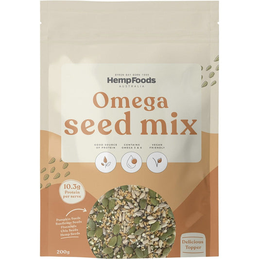 Hemp Foods Australia- Omega Seed Mix-5x200g