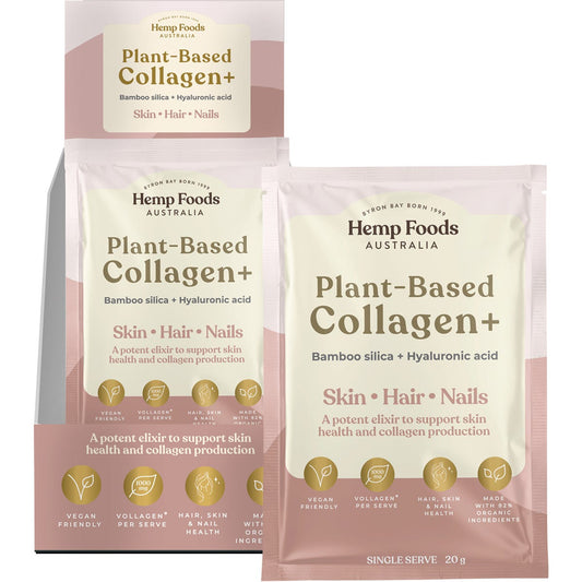 Hemp Foods Australia- Plant-Based Collagen+ Berry-7x20g