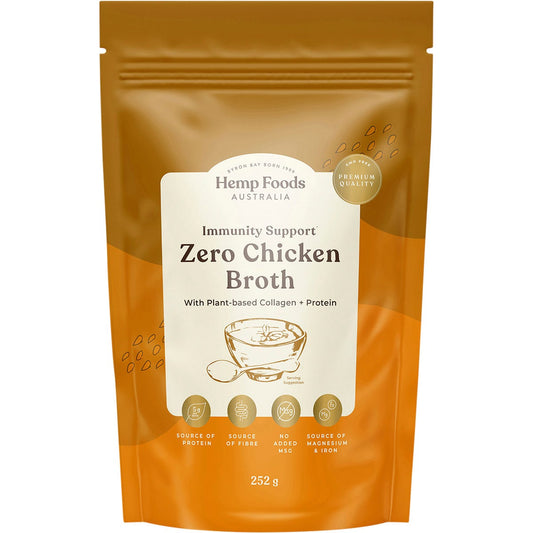 Hemp Foods Australia- Zero Chicken Broth Immunity Support-252g