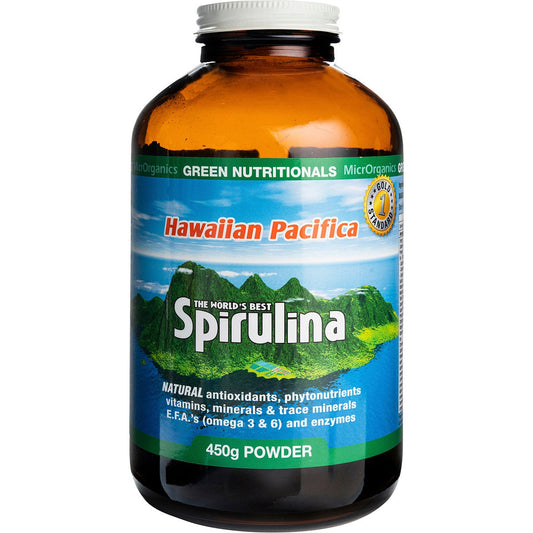 Green Nutritionals- Hawaiian Pacifica Spirulina Powder-450g