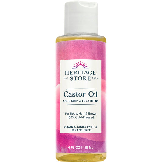 Heritage Store- Castor Oil 100% Cold Pressed-118ml