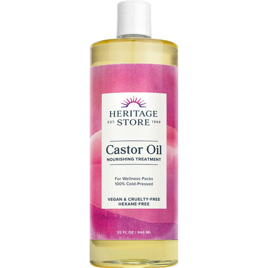 Heritage Store- Castor Oil 100% Cold Pressed-946ml