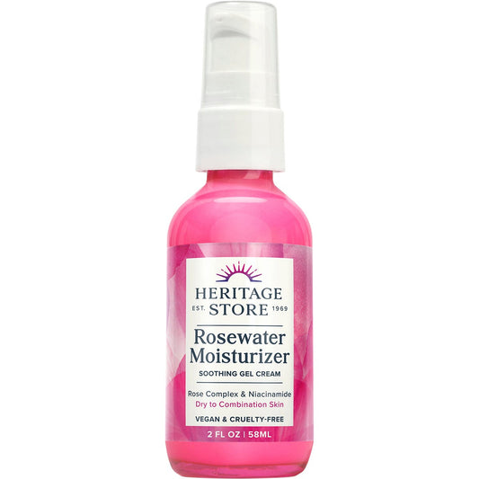 Heritage Store- Rosewater Moisturizer Dry to Combination Skin-58ml
