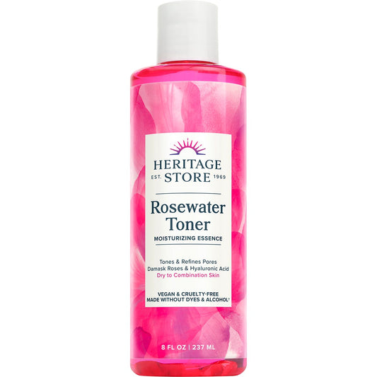 Heritage Store- Rosewater Toner Dry to Combination Skin-237ml