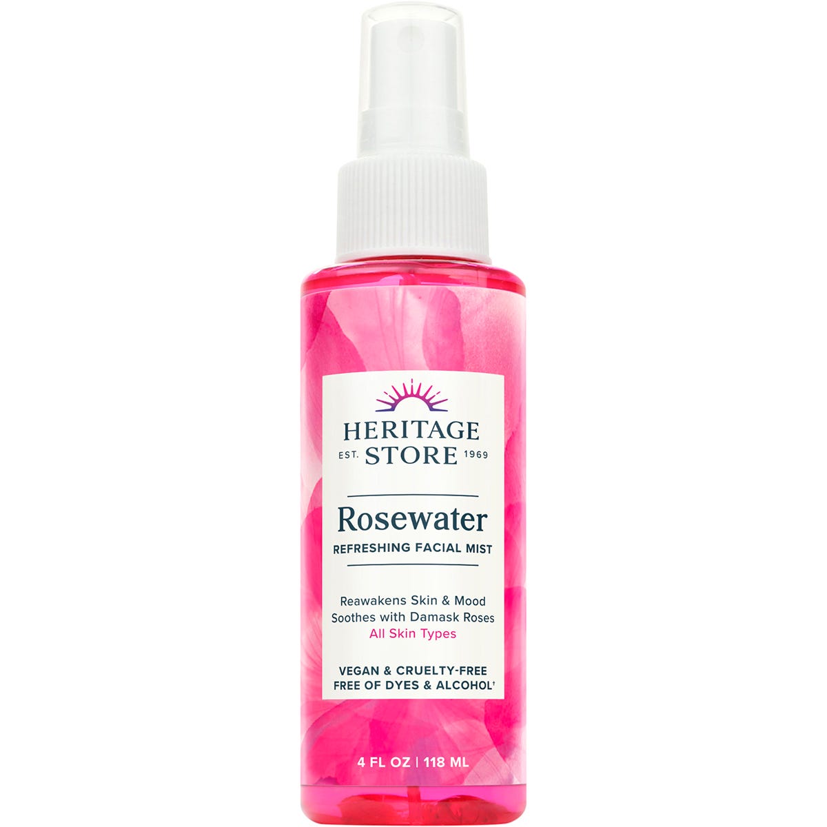 Heritage Store- Rosewater Refreshing Facial Mist-118ml