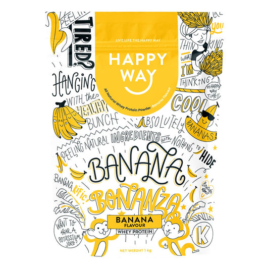 Happy Way- Whey Protein Powder Banana-1kg