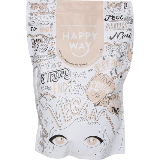 Happy Way- Vegan Protein Powder Vanilla-1kg