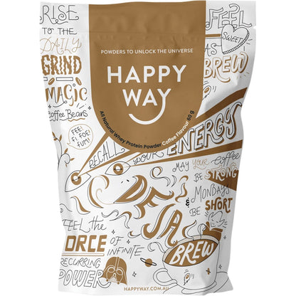 Happy Way- Whey Protein Powder Coffee-6x60g