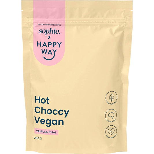 Happy Way- Sophie's Hot Choccy Vegan Vanilla Chai-200g