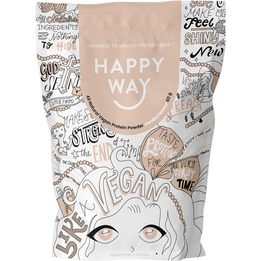 Happy Way- Vegan Protein Powder Vanilla-1kg