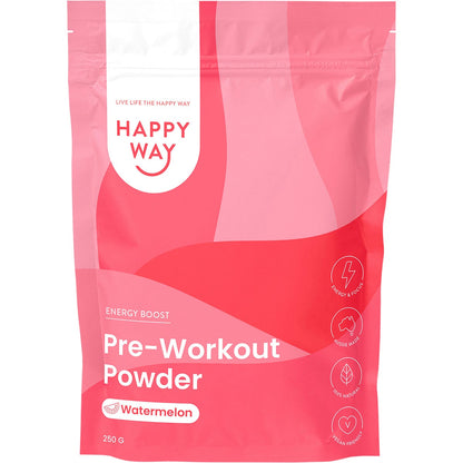 Happy Way- Pre-Workout Powder Watermelon-250g