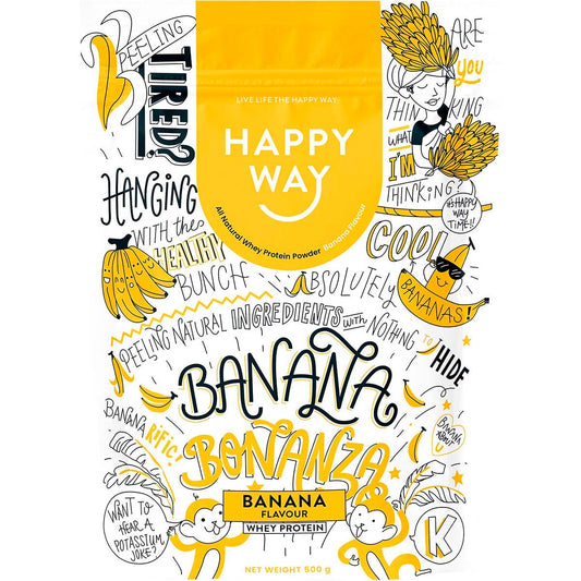 Happy Way- Whey Protein Powder Banana-500g