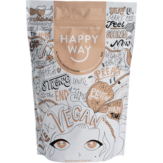 Happy Way- Pea Protein Powder Vanilla-500g