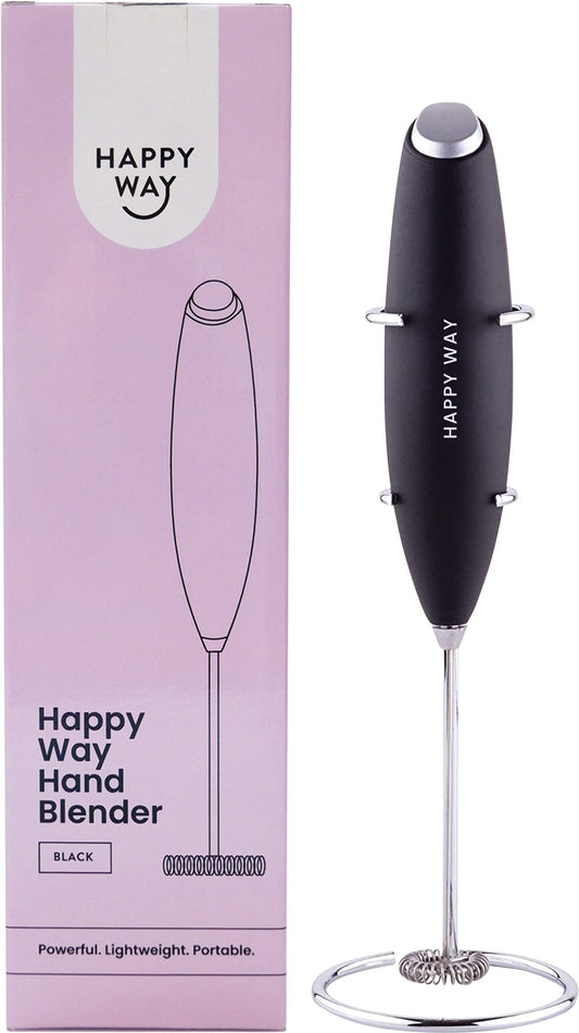 Happy Way- Hand Blender Black with Stand