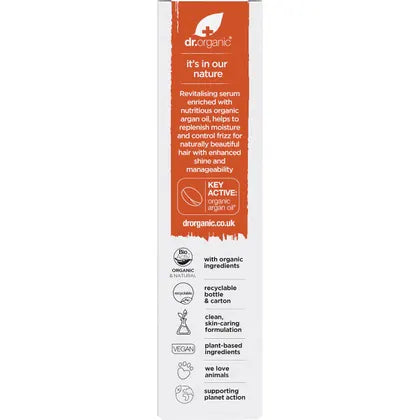 Dr. Organic- Hair Treatment Serum Moroccan Argan Oil-100ml
