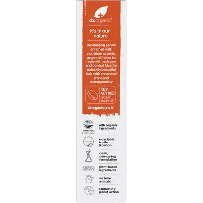 Dr. Organic- Hair Treatment Serum Moroccan Argan Oil-100ml