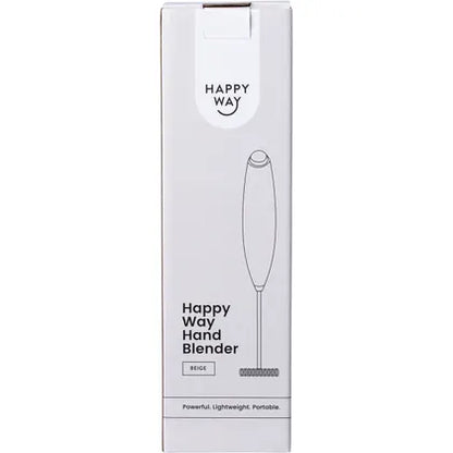 Happy Way- Hand Blender Beige with Stand