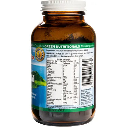 Green Nutritionals- Hawaiian Pacifica Spirulina Powder-100g