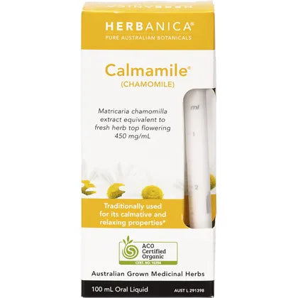 PPC Herbs- Herbanica Herbal Tincture Calmamile Chamomile-100ml