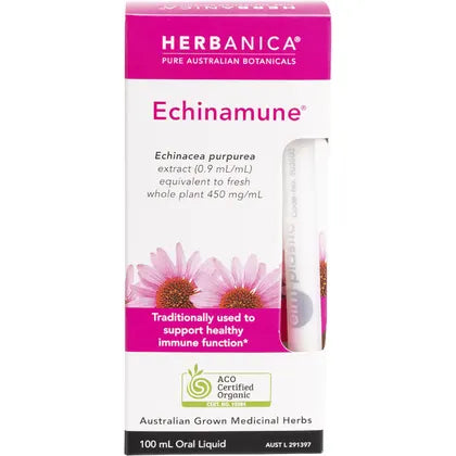 PPC Herbs- Herbanica Herbal Tincture Echinamune Echinacea-100ml
