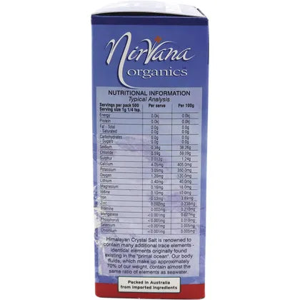 Nirvana Organics- Himalayan Salt Medium-500g
