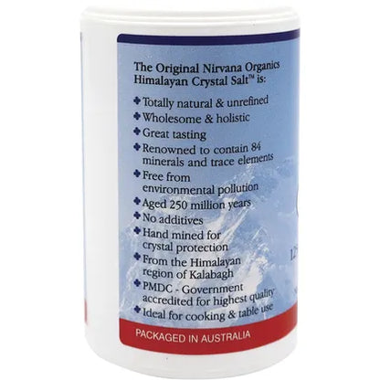 Nirvana Organics- Himalayan Salt Medium Shaker-125g