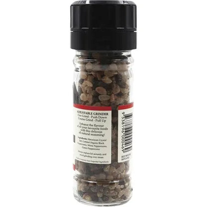 Nirvana Organics- Himalayan Salt Pepper Glass Grinder-90g