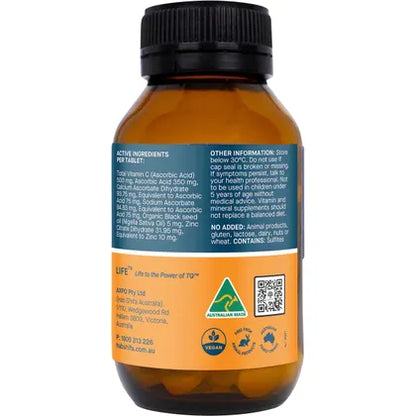 Hab Shifa- ImmuneQ Organic Black Seed Tablets-120 Tabs