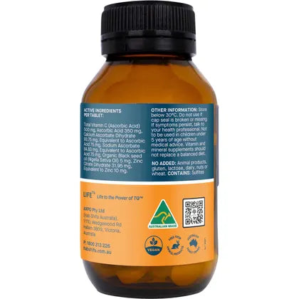Hab Shifa- ImmuneQ Organic Black Seed Tablets-120 Tabs