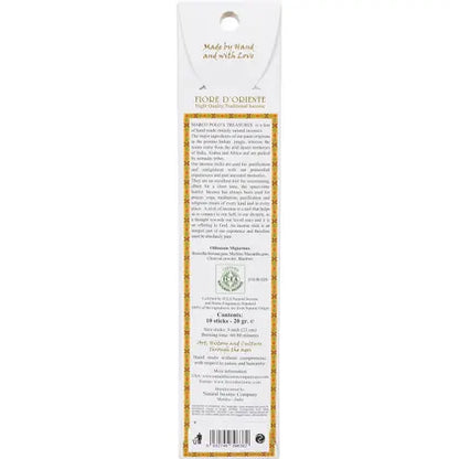 Marco Polo's Treasures- Incense Sticks Olibanum Migiurtino-10pk